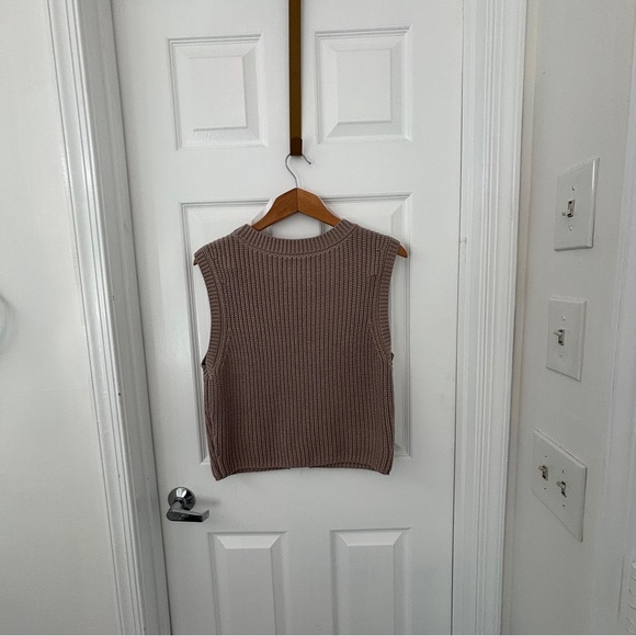 Abercrombie & Fitch Womens Button Vest •Medium• Taupe• Eclectic Grandpa •Taupe - Picture 12 of 16